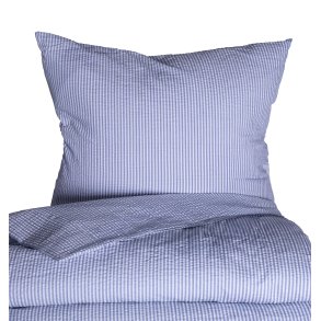 bySKAGEN Sengetj - June - Bk & blge - Mrkebl striber