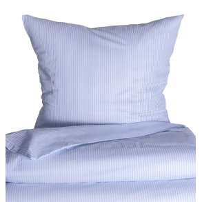 bySKAGEN Sengetj - Emilie - 200x220 cm - Bomuldspercale - Lysebl striber