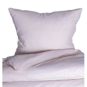 bySKAGEN Sengetj - Irene - Bomuldspercale - Lys sand stribet