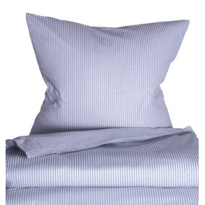 bySKAGEN Sengetj - Josefine - 200x200 cm - Bomuldspercale - Gr striber