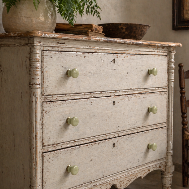 Greb Fie, keramik gr�n, L: 6,2 �: 2,5, Ib Laursen