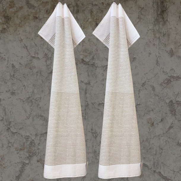 H�ndkl�de, Horizon, Sand/hvid striber