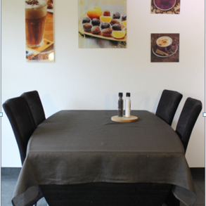 Dug, Lilje, 100x100cm, Bomuld Hr-Look, Gr