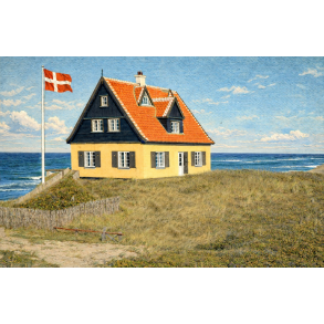 Plakat af Holl�nder Huset, Skagen Modern Studio, Kunstprint, A2