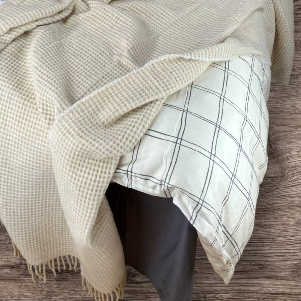 Plaid, Home, Cream, 130x220 cm