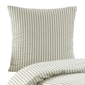 bySKAGEN Sengetj - Izabella - Renforc Bomuld - Lysegrn striber