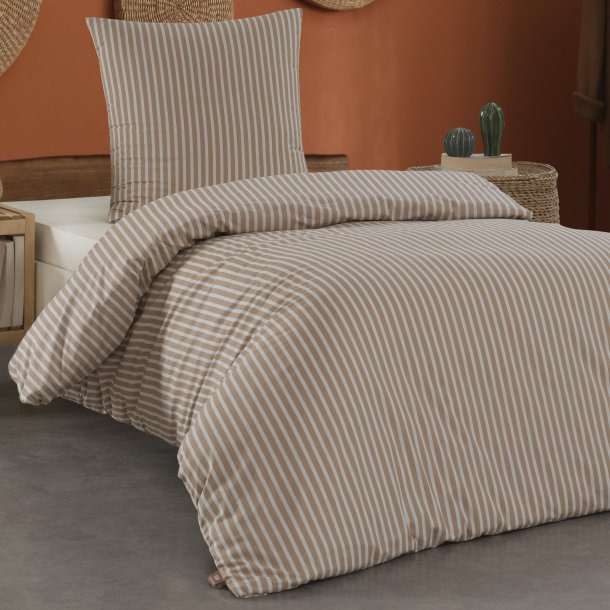 bySKAGEN Sengetj - Izabella - Renforc Bomuld - Sand striber