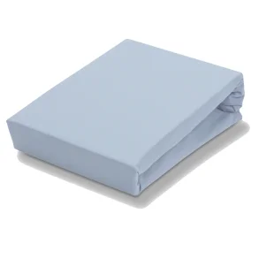 Kraftigt Jersey Toplagen, Chambray Blue, Hjde: 10+10 cm. VD