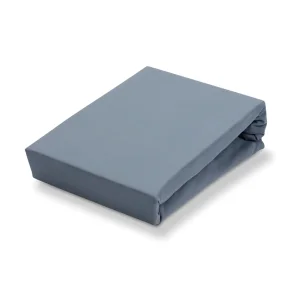 Kraftigt Jersey Toplagen, Faded Denim, Hjde: 10+10 cm. VD