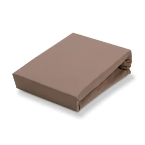 Kraftigt Jersey Toplagen, Sand, Hjde: 10+10 cm. VD