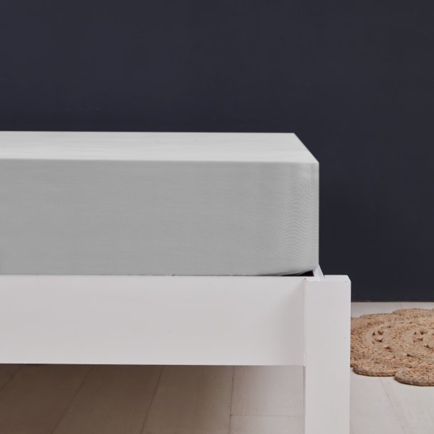 Luksus Jerseylagen, Skagen, Lysegr, Hjde: 35+10 cm. 90x200x35 cm