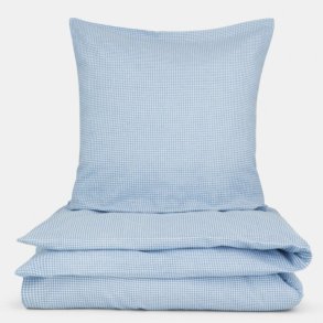 Senges�t i 100% sm�m�nsteret bl� bomuldsflonel � bl�dt, varmt og romantisk - EG