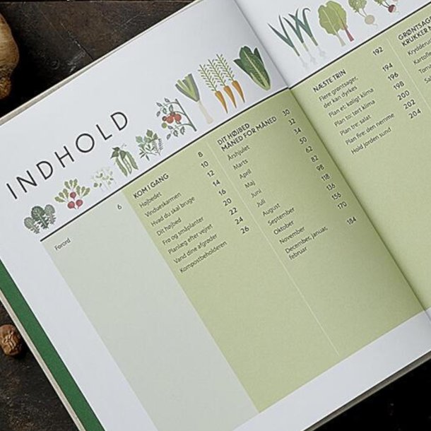 Bog, Kkkenhave i t bed