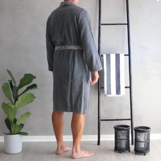 Badekbe Herre, Zeta, 100% Bomuld, Stone washed, Gr