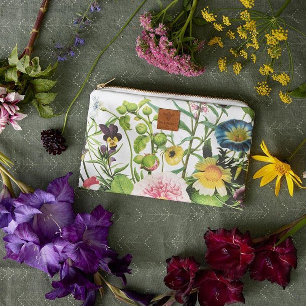 Kosmetiktaske, Flower Garden, (flad) by Jim Lyngvild