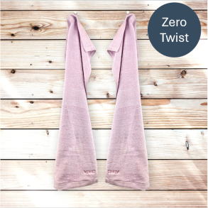 Hndklde, Lys lilla, Zero twist, Bomuld,