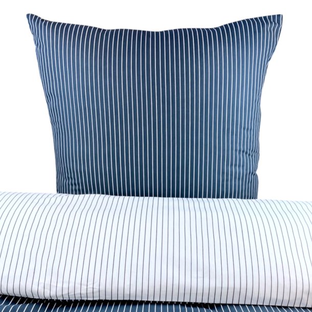 Sengetj, Lise, Renforc Bomuld, Db. face, Navy 140x200 / 60x63 cm (alm.)