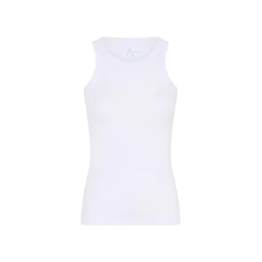 Lucca cashmere tank top, Bright White - Frau