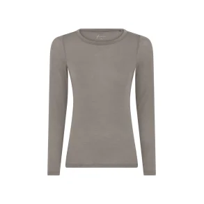 Lucca cashmere o-neck top, Fallen Rock - Frau