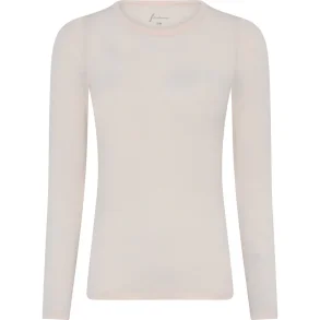 Lucca cashmere o-neck top, Soft Pink - Frau