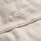 Elegant dobbyv�vet�senges�t - Sand - 100% bomuld