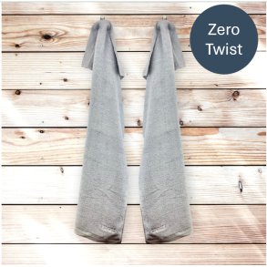 Hndklde, Lys gr, Zero twist, Bomuld,