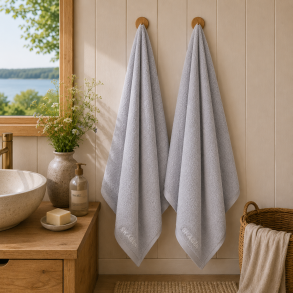 H�ndkl�de, Zero Twist, Lys gr�, Super soft