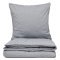 Senget�j i 100% bomuld �  Gr� i eksklusivt Chambray-look