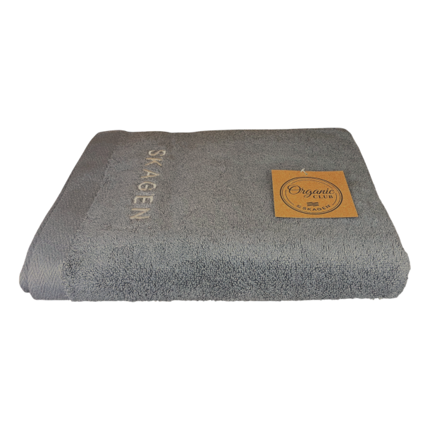 H�ndkl�de, Antracit gr�, Zero twist, Bomuld, 70x140 cm (Badeh&aring;ndkl&aelig;de)