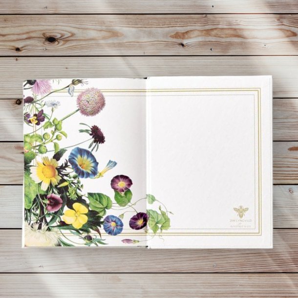 Notesbog, Flower Garden, 96 sider, Jim Lyngvild