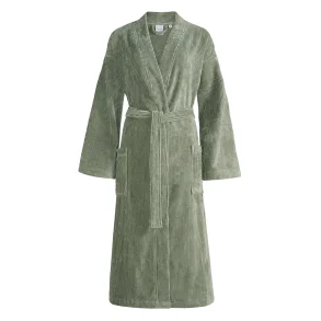 Badekbe Herre, Antonio, Oliven strib, 100% bomuld