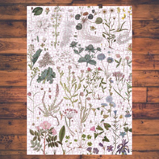 Puslespil, The Flora Danica Atlas, 1000 brikker.