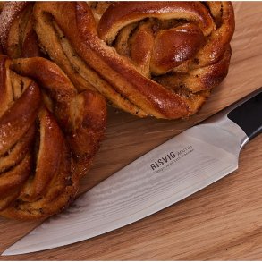 Kokkekniv Damaskus, 20 cm., Risvig Design,
