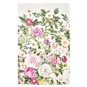 �kologisk viskestykke, Rose Flower Garden, 48x70 cm.