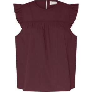 Stockholm sl top, Red Mahogany, One size, Frau