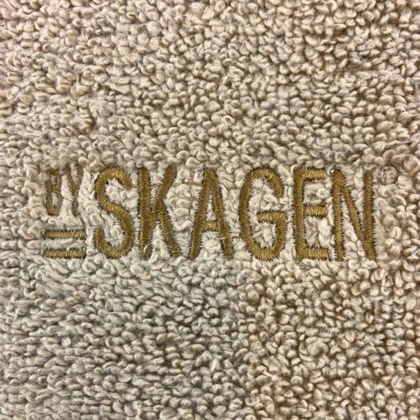 Hndklde, Mrk sand, Zero twist, Bomuld, 70x140 cm (Badehåndklæde)