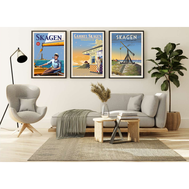 Plakat - Gammel Skagen