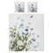 Jim Lyngvild Senget�j - 200x220 cm - Blue flower garden - �kologisk Bomuld