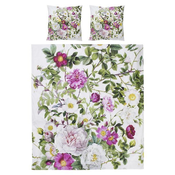 Jim Lyngvild Senget�j - 200x220 cm - Rose Flower Garden - �kologisk Bomuld