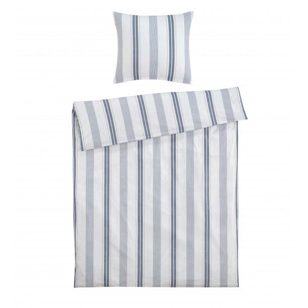 bySKAGEN Sengetj - Simone - Renforc Bomuld - Smalle bl striber