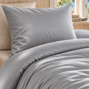 bySKAGEN Senget�j - Skagen - Bomuldssatin - Lysegr�