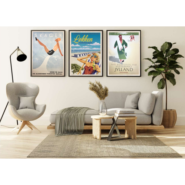 Plakat - Lkken - Danmarks Bedste Badestrand