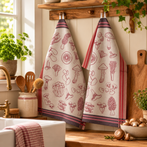 Viskestykke, Forage, R�d, 50x70cm, Bomuld, Lasa