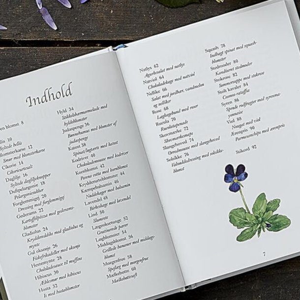 Bog, Spiselige Blomster - jenfryd og Velsmag