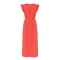 Lang Kjole, Madrid, Hot Coral, One size, Frau