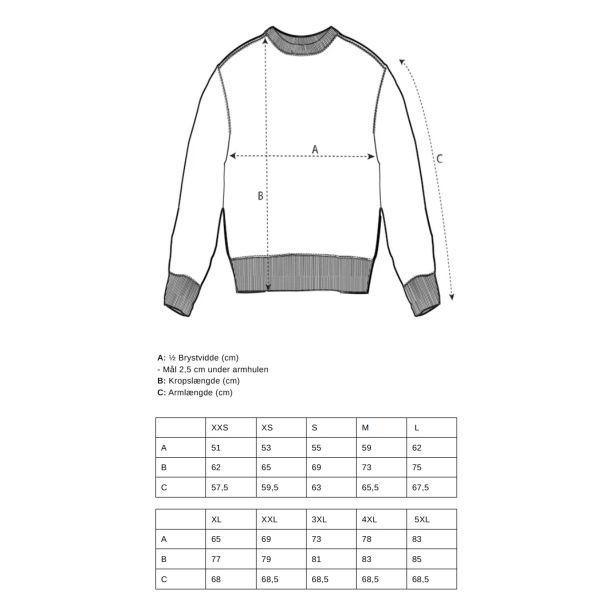 Chunky striktr�je i �kologisk bomuld