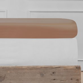 Toplagen, Mocca Mousse, Skagen, Bomuldssatin, 