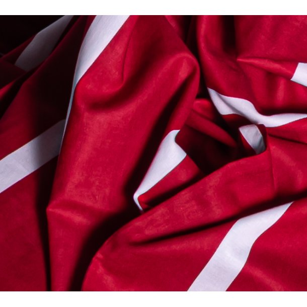 Sengetj, Karla, Renforc Bomuld, Db. face, Rd 140x220 / 60x63 cm (ex. læng.)