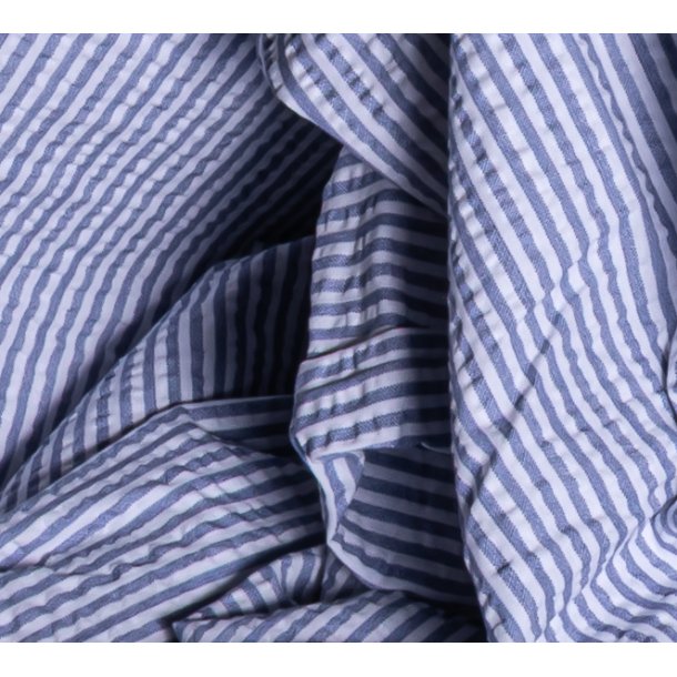 Sengetj, June, Bk & blge, Mrkebl striber 140x200 / 60x63 cm (alm.)