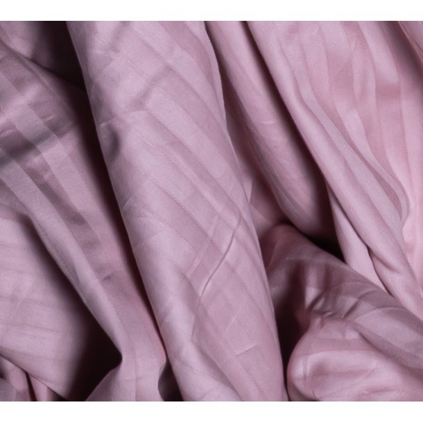bySKAGEN Sengetj - Elena - Bomuldssatin - Rosa stribet